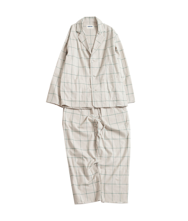 day pajama#white×green