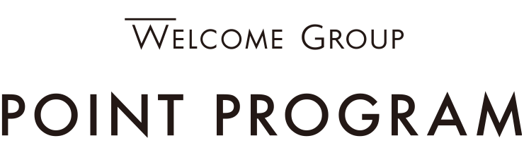 WELCOME GROUP POINT PROGRAM