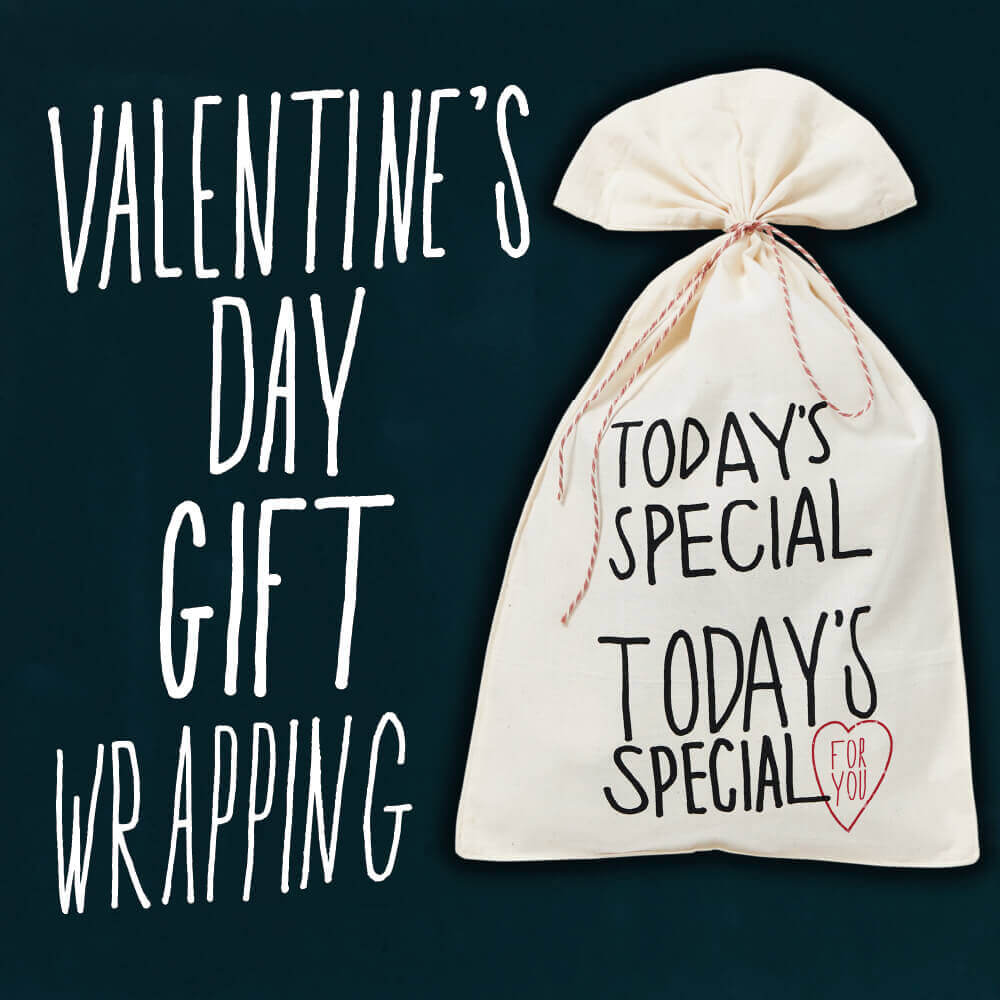 【INFO】「VALENTINE'S DAY GIFT WRAPPING 」GIFT BAGが無料 1/28～