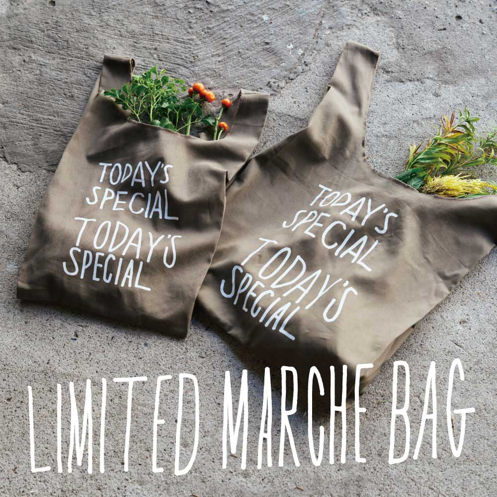 【NEW】 WARM COTTON MARCHE BAG ダークカーキ 9/12 18:00～